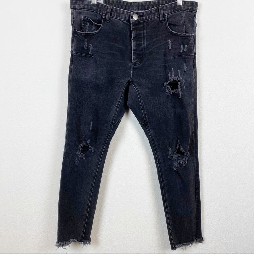 Man X One Teaspoon • Jett Black Mr Blues Jeans